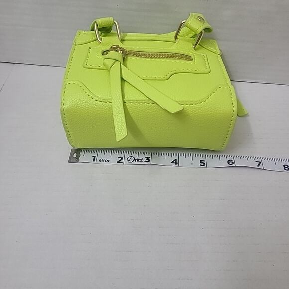 Women Hand Bag Mini Key Lime Green Shoulder Bag Crossbody Bag W Strap - Picture 8 of 10